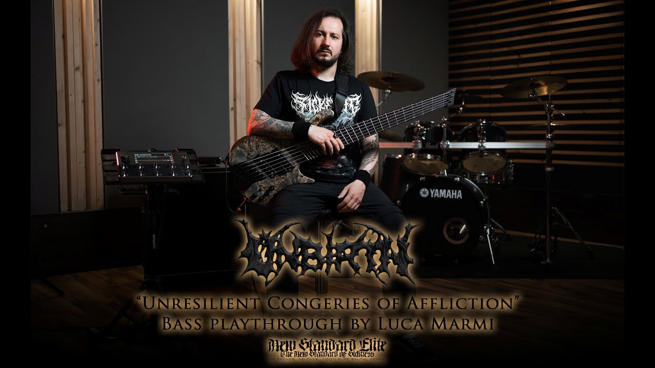 Unbirth - "Unresilient Congeries of Affliction" bass playthrough (Asomatous Besmirchment | NSE 2025)