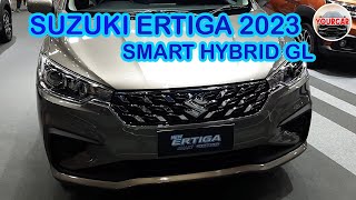 New Suzuki Ertiga Smart Hybrid 2023 GL Metallic Magma Gray