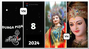 🙏 Navratri Status Video Editing || Vn app se Status Video Kaise Banaye || Vnapp 2024