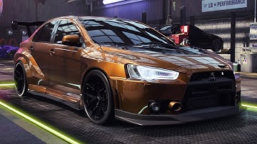Need for Speed Heat Gameplay - MITSUBISHI LANCER EVOLUTION X Customization | Max Build