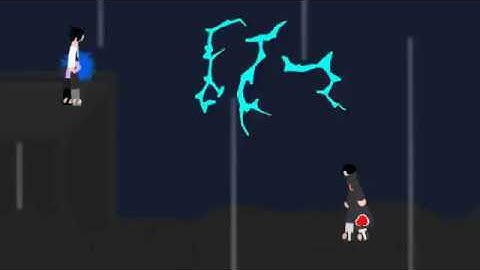 Naruto Shippuden - Sasuke Uses Kirin For The First Time (Stick Nodes)