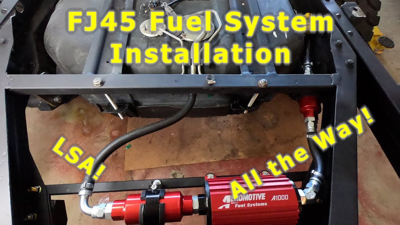 FJ45 Landcruiser Restoration How to Install a Prado Fuel tank into