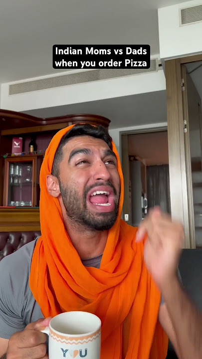 Moms be so over dramatic 😂 #desi #indian #dad #mom #funny #comedy #skit #pizza #brown #parents