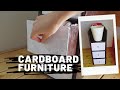 【ダンボール工作】隙間収納が欲しくて作った簡単な引き出しの作り方 / ダンボール家具 / DIY How to make a cardboard furniture organizer