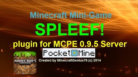 Minecraft Pocket Edition mini-game | new Spleef v1.0 | MCPE 0.9.5 Server PlugIn | PocketMine