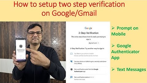 How to setup two step verification on Gmail or YouTube || 2 step verify YouTube channel