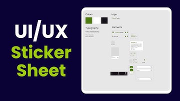 Sticker Sheets in Figma for UI/UX design