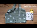 DIY Grocery bag that folds into a pocket