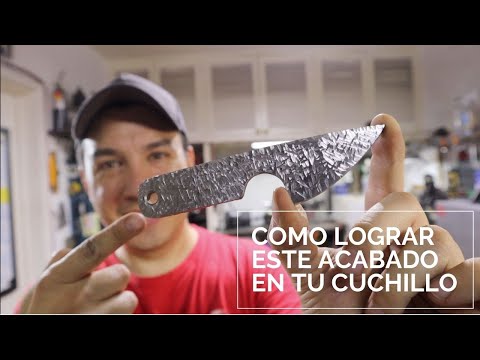 Como hacer símil piedra tu cuchillo