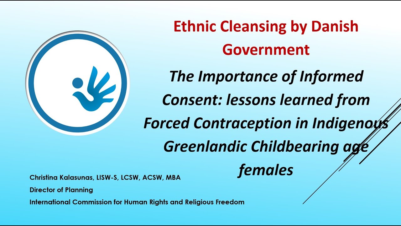 ICHRRF 2025 - Ethnic Cleansing by Denmark by sterilizing Greenlandic Women - Christina Kalasunas
