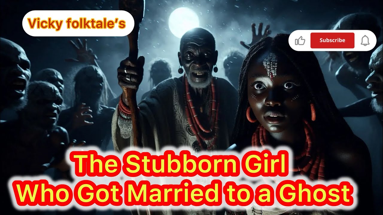 The Stubborn Girl Who Got Married to a Ghost | African Folktale story| 