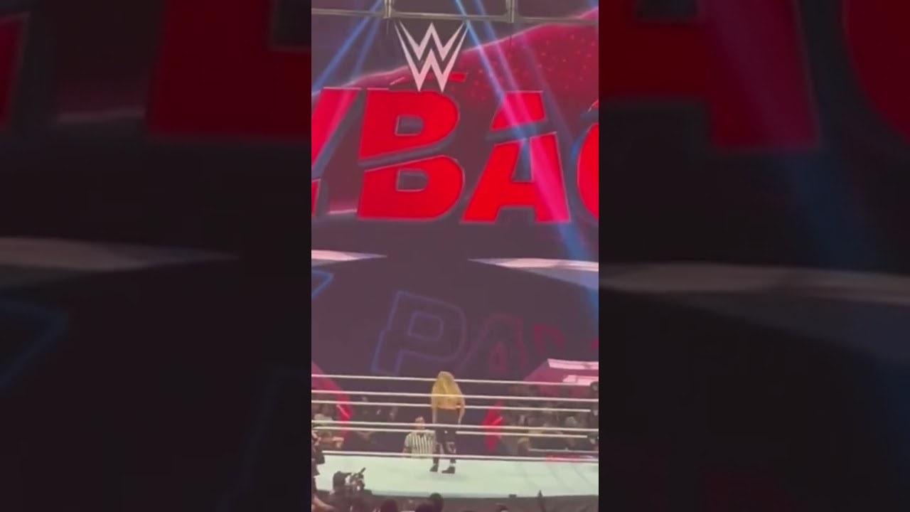 THANK YOU TRISH WWE PAYBACK