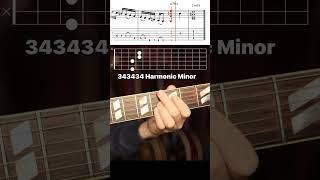 Harmonic Minor Scale pattern