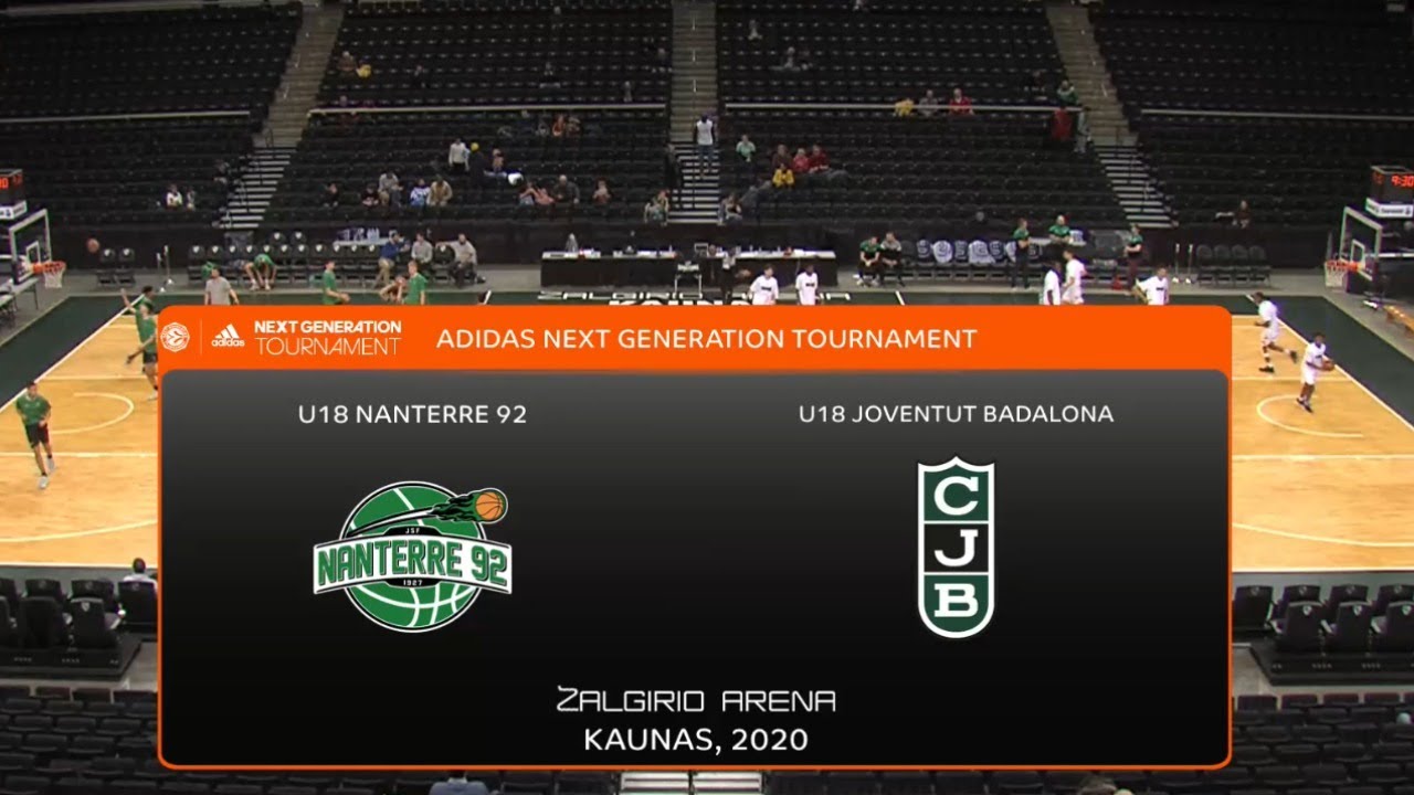 U18M - NANTERRE-92 vs JOVENTUT.- Euroleague B. Adidas Next Generation Tournament. 2020 - YouTube