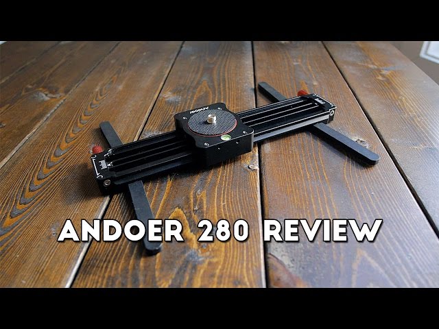 Andoer 280 Review ~ BEST CAMERA SLIDER UNDER $80? 