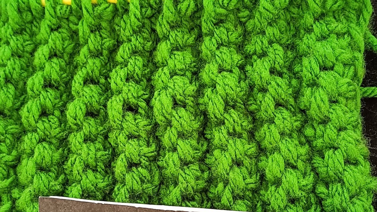 Tejido y punto en relieve muy bonito - Tricot - Knitting.