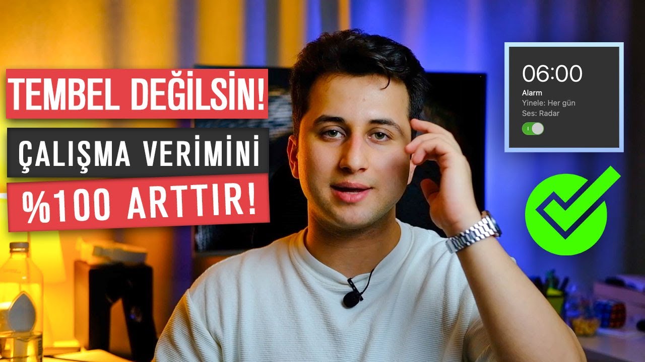 Çalışma verimini artırmak için 8 MADDE! İşte çözüm!💪