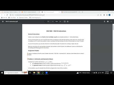 DSCI 503   Homework 01 Python