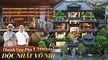 Siêu biệt phủ Á Đông với NỘI THẤT GỖ ÓC CHÓ - vẻ đẹp độc bản | Thanh Vân Phủ [Việt Á Đông & Nhà To]
