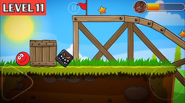 Red Ball 4 - Gameplay Walkthrough Part 1 - Level #11 (ios & Android)