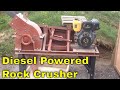 MBMMLLC.com: Diesel powered rock crusher hammer mill crushing and grinding gold ore