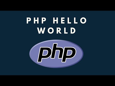 PHP Hello World(Tutorial 2:)