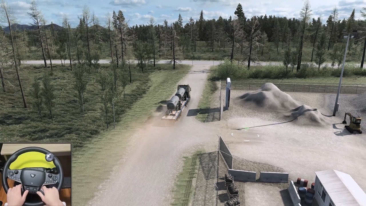 [유로트럭2] 2K, 배송방송, 노르딕 호라이즌, STEERING GAMEPLAY