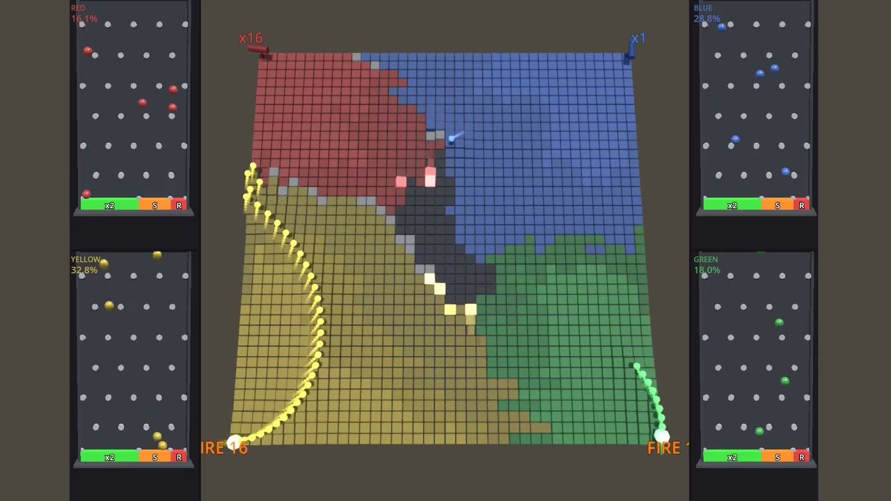 Marble Battle 3D 6 - Larger field, longer battle!