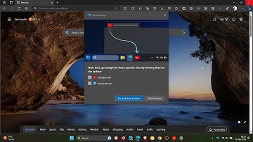 Microsoft Edge Security and Performance fix update includes a New "Popular Sites" Pop-up