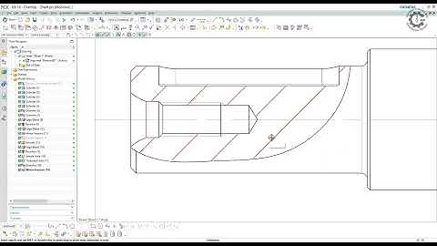 Break-out section view in Siemens PLM NX 10 #2