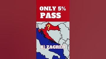 European Country Quiz Day 25/30 – Only 5% Get a Perfect Score on This Croatia Quiz #shorts #quiz