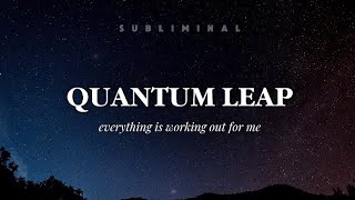 ULTIMATE LUCK SUBLIMINAL • Quantum Leap Into Your Highest Timeline (432Hz Positive Energy)