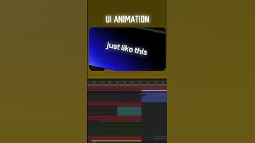 UI design animation with smooth camera movement (after effects)