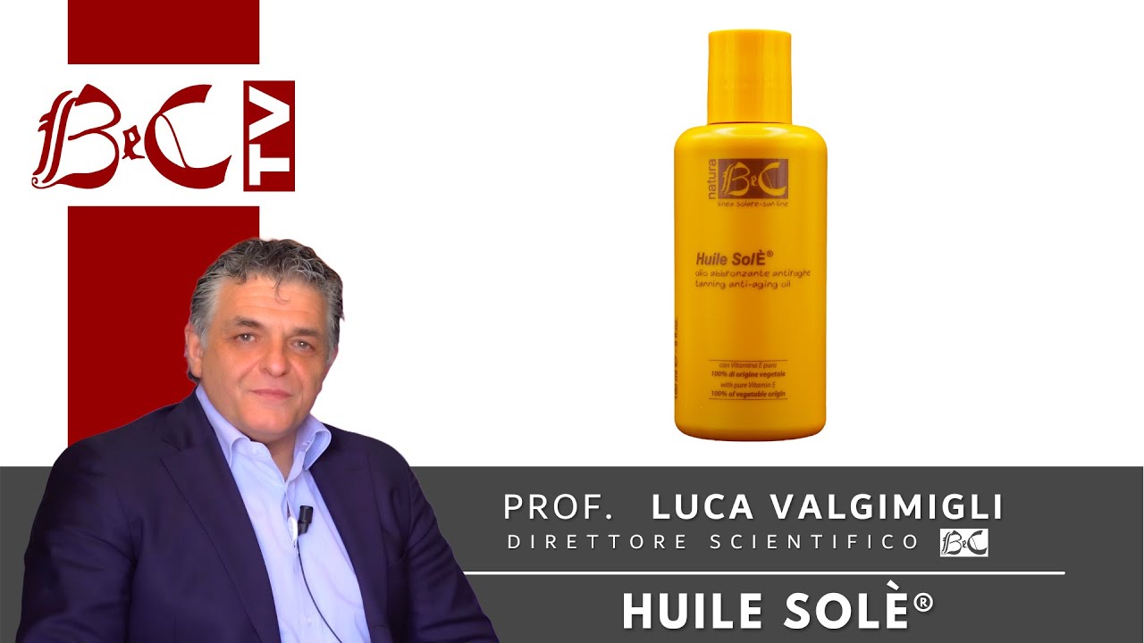 Huile SolE', l'olio solare antiage a base di Vitamina E - BeC natura