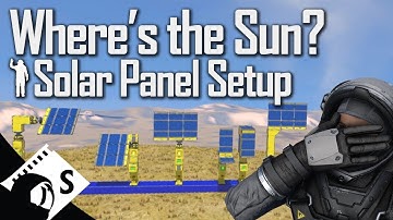 Space Engineers Tutorial: Solar Panel Tests with Scripts (tips, testing, tutorials for survival)