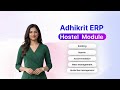 ERP Hostel Management System | Room Allocation, Fees & Dashboard