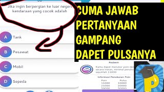 MAEN KUIS DAPET PULSA +  JADI PINTER screenshot 5