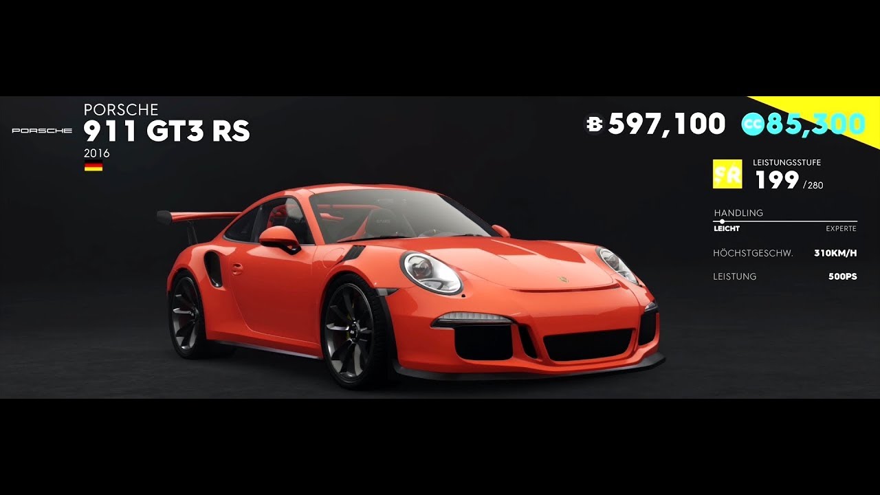 The Crew 2 Porsche 911 GT3 RS 2016 [500 HP] [First Drive