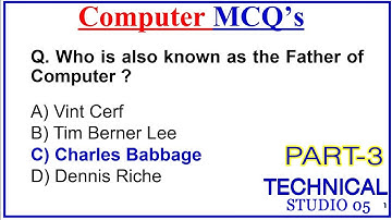 Computer Fundamental MCQ Part - 3 | computer fundamental mcq questions with answers