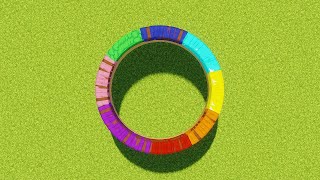 What..? Rainbow Circle in Minecraft