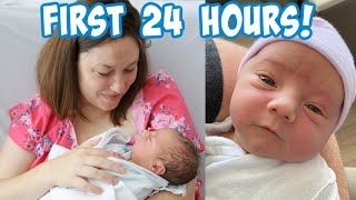 First 24 Hours w/ Our Newborn Baby, Teddy!