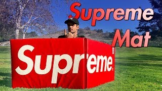 How To Use Your Useless Supreme Products - Supreme x Everlast Mat