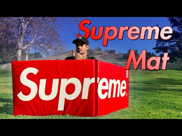 How To Use Your Useless Supreme Products - Supreme x Everlast Mat