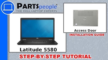 Dell Latitude 5580 (P60F001) Access Door How-To Video Tutorial