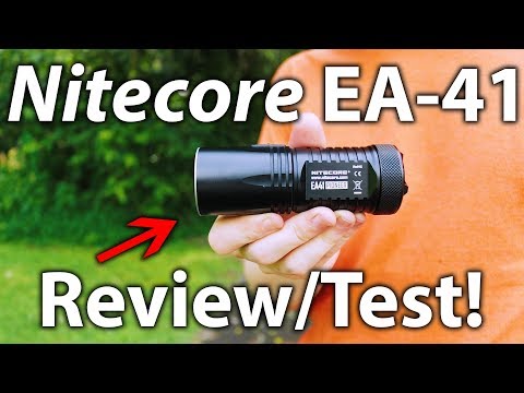 Nitecore EA41 Flashlight Review!