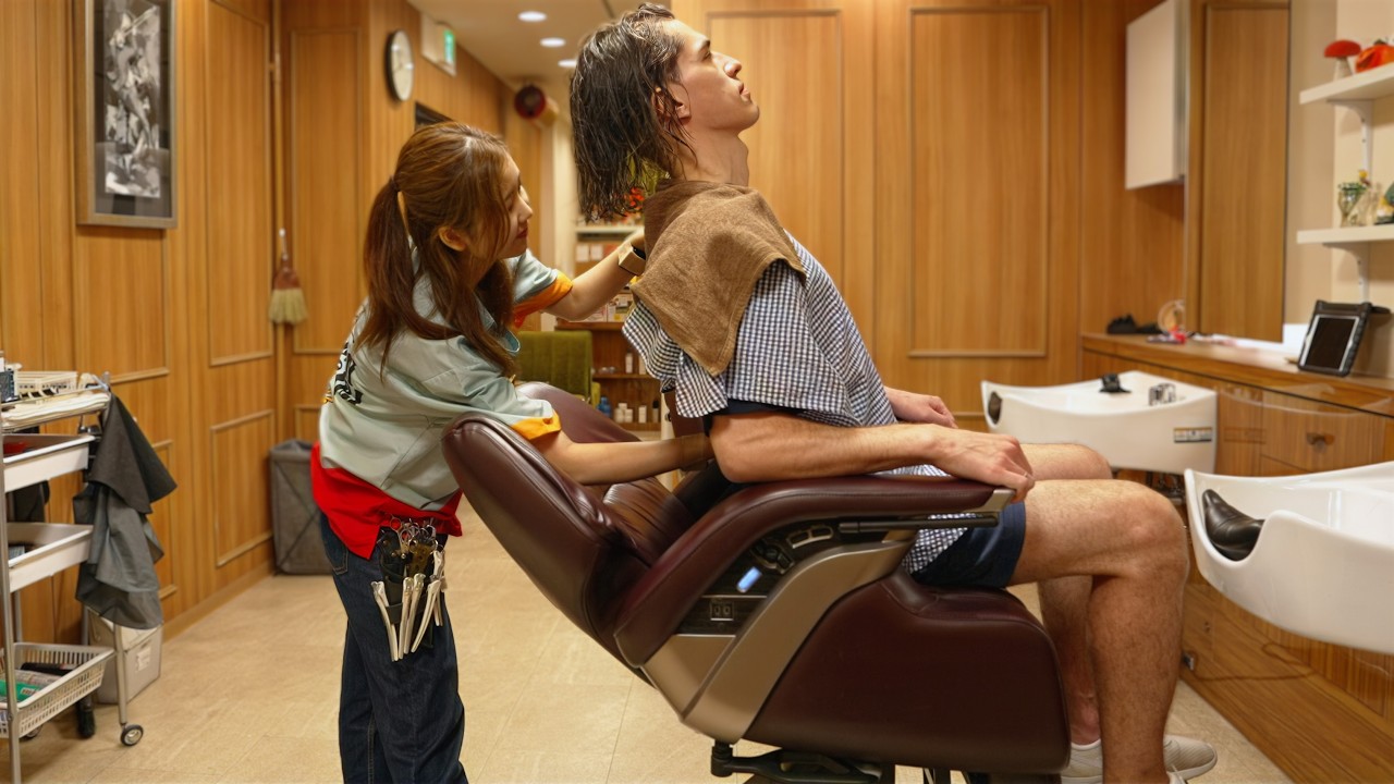 💈(ASMR) She Did Everything! Barbering Full Service – Haircut, Shave & More