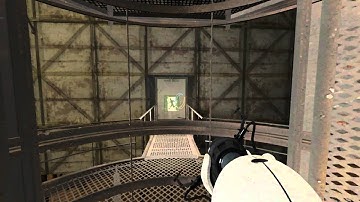 Portal 2 - Custom map, The Surface - Made by λportal nerd [βlue and βluer] - Unintended solution