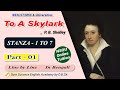To A Skylark By Percy Bysshe Shelley In Bengali Line By Line Part 1 Stanza 1 To 7 To A Skylark By Percy Bysshe Shelley In Bengali Line By Line Part 1 Stanza 1 To 7