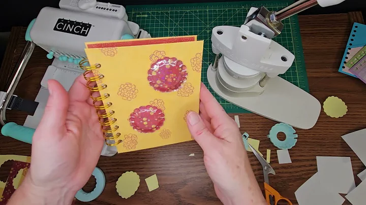 We R Memory Cinch and Puffy Sticker insert for the button press.