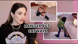 Americas Next Top Model DANGEROUS Catwalk Challenge - Photographer Reacts